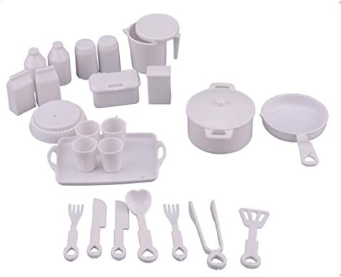 OrliverHL Kids Chilren Pretend Play Kitchen Toys Set Chef Cookware Set 25 Pieces Toy Pots and Pans with Cooking Utensils Kitchen Playset