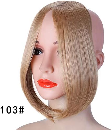9" Long Clip In On Front 100pcsSide Fringe Hair Extension Real Natural Synthetic Hair Piece 103 9inches