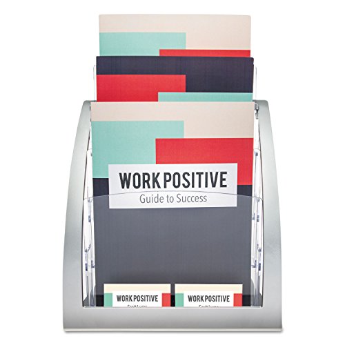 Deflecto 3-Tier Contemporary Literature Holder, Magazine Size (693745)