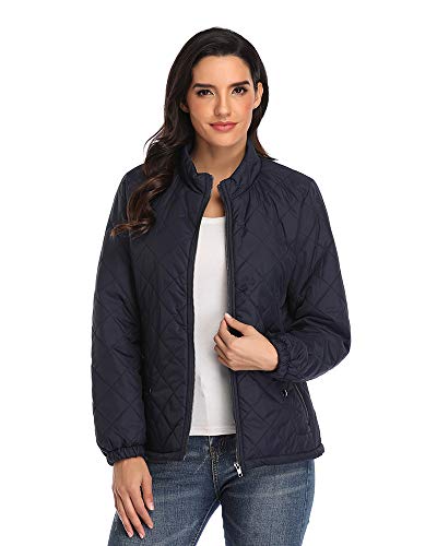 3 PEIQI+Quilted+Jacket+Outwear+Pockets
