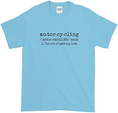 The Art of Getting Lost Motorcycling Short Sleeve Men's Tee - Light/Black