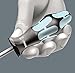 Wera 05032020001 Kraftform Stainless 3350 PH Stainless Steel Phillips Screwdriver, Lasertip, PH 0 Head, 2-3/8