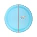 Imperial Home Plastic Plates, Outdoor Plate Set, Party Supplies, Reusable Picnic or Camping Plates, Use for Dinner, Salad Dishes, Snack or Lunch, Safe, BPA Free Colorful Dinnerware Set of 6 (10 inch)