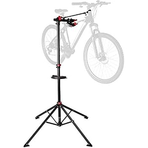 Ultrasport bicycle assembly stand, stable bicycle assembly stand, for repair work on all bicycle models, paint-friendly…