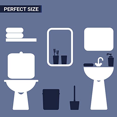 image for Kralix Bathroom Set 6 Pieces Plastic Bathroom Accessories Toothbrush H