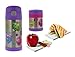 Thermos Funtainer Vacuum Insulated Stainless Steel 10oz Food Jar & 12oz Water Bottle w/Straw Set - Tasteless and Odorless, BPA-free, Great for Children, Lunchbag, Travel- Purple Shopkins