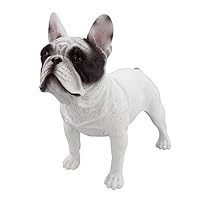 Artgenius Antique French Bulldog Figurine,Standing (White Panda)