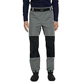 FANGBLUE Fishing Waders Wading Pants with Neoprene Stocking Foot with Pockets for Fly Fishing Hunting Kayaking