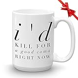 Schitts Creek Mug 15 Oz Ceramic Novelty Tea Cup | David Rose Alexis | Unique Quote Gift Idea For Actor Actress Girlfriend Boyfriend Friends Series Fan