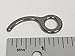 Skydiving Necklace Jewelry Parachute Closing Curved Pin Release Pin - Stainless