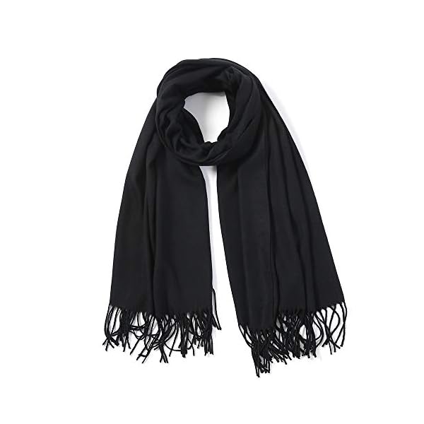 Womens Scarfs Cashmere Feel Large Solid Winter Warm Scarves Lightweight Shawl Pashmina Wrap