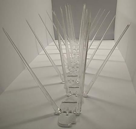 Birdflee 10 pcs set of BirdFlee Polycarbonate Bird Spikes(Pigeon Spikes) for Bird control