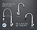 Kraus KPF-2730SS Modern Crespo Single Lever Commercial Style Kitchen Faucet with Flex Hose, Stainless Steel