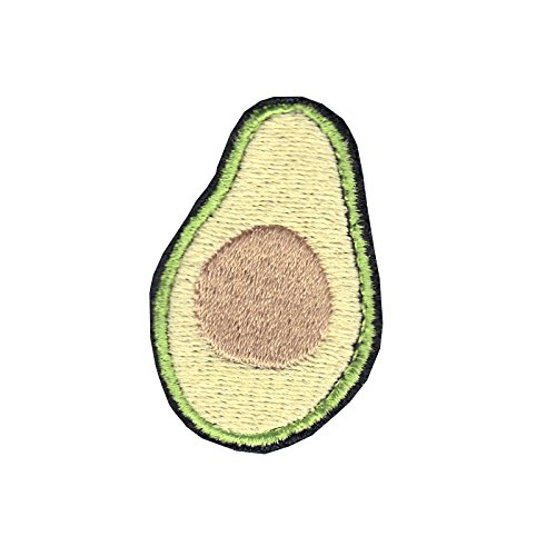 Avocado DIY Iron On Embroidered Applique Patch