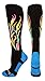 MadSportsStuff Flame Soccer Style Over The Calf Athletic Socks (Multiple Colors)