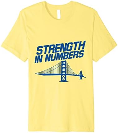 Mens Strength In Numbers Golden State Basketball Playoffs T-Shirt Small Lemon
