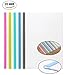 Plastic File Folder Sliding Bar Report Covers (with Clear U-Type Sliding Bar), Transparent Resume Presentation File Folders Organizer Binder for A4 Size Paper, 5 Color 20 Pieces