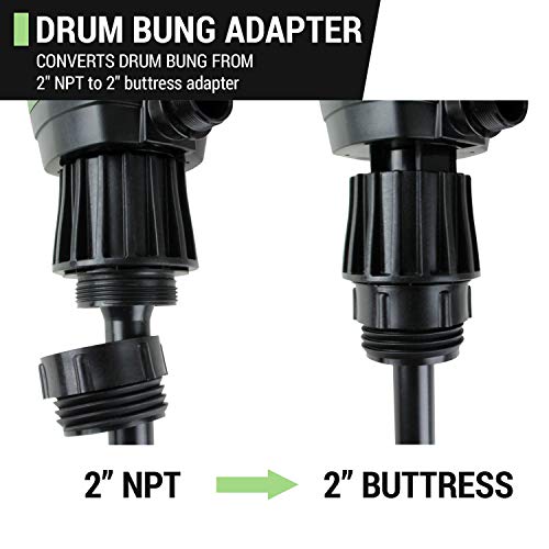 7 GPM Electric Drum Pump for 55 Gallon Drums Works with DEF, Diesel