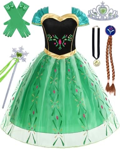 Amazon.com: KuaileBaby Anna Elsa Frozen Fever Girl's Birthday Dress Costume  : Clothing, Shoes & Jewelry