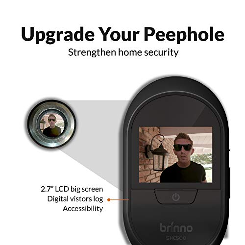 Brinno Peephole Camera for Apartment Door, Peep Hole Cameras for Front