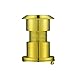 TOGU TG3828NG-SC Brass UL Listed 220-degree Door Viewer with Heavy Duty Privacy Cover for 1-3/5