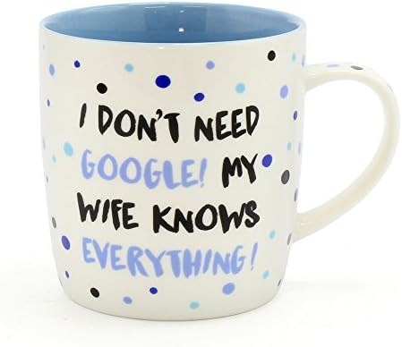 Novelty Mug Gift - Wife Knows Everything Gift New Boxed