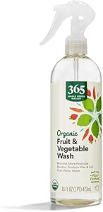 365 by Whole Foods Market, Organic Fruit & Vegetable Wash, 16 Fl Oz
