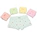 BOOPH Girls Underwear Panties 5 Pack Cotton Kids Boyshort 4-5T Flower