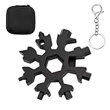 Schneeflocken Multifunktionswerkzeug 18-in-1 Edelstahl Multitool mit Aufbewahrun
