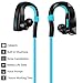 Bluetooth Headphones, Dizaul Sport Stereo In-Ear Sweatproof Noise Cancelling Headphones with mic for iPhone 7/ 7 Plus and Android Phones(Blue)