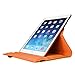 Fintie iPad Air 2 Case (2014 Release) - 360 Degree Rotating Stand Protective Case Smart Cover with Auto Sleep / Wake Feature for Apple iPad Air 2, Orange