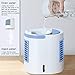 Portable Air Conditioner, Portable Cooler, Quick & Easy Way to Cool personal Space, As Seen On TV, Suitable for Bedside, Office and Study Room. Three Wind Level Adjustment (light blue)