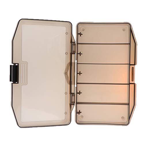 Homyl 17,5 x 8,5 x 3 cm - Leicht Angelbox Angelkasten Leer Köderbox mit Fächern für Kunstköder, Angelgerät oder… – Bild 6