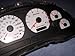 1999-2004 Ford Mustang White Face Gauges