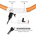fashionandcool Led Dog Collar, USB Rechargeable, Glowing Pet Dog Collar Light for Night Walking Safety, Water Resistant Flashing Light Up Dog Necklace for Small, Medium, Large Dogs, Orange