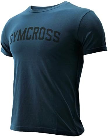GYMCROSS Men's Workout Performance Shirts Fitness Gym Bodybuilding Short Sleeve Tees gc-034