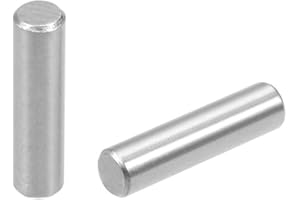 Yesallwas 50Pcs 5mm X20mm Dowel Pin Stainless Steel Shelf Support Pin Metal Fasten Elements Used On Precise Location by Yesallwas (5mm x 20mm 50 Pcs)