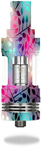 Sense Herakles Sub Ohm Tank Vape E-Cig Mod Box Vinyl DECAL STICKER Skin Wrap / > > > Decal Sticker < < < Neon Colorful Leaves Design Print Image