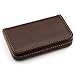 Partstock(TM) Flip Style Leather Business Name Card Wallet/Holder 25 Cards Case 4L x 2.8W inches with Magnetic Shut.(Brown)