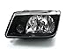99-05 VW MK4 Jetta/Bora E-Code Headlights w/ Fogs - Black (1999 2000 2001 2002 2003 2004 2005)