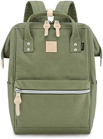 Himawari Travel Backpack Large Diaper Bag School multi-function Backpack for Women&Men | 17.7"x7.9"x11.8" (Olive green&plus) 1 Himawari Travel Backpack Large Diaper Bag School multi-function Backpack for Women&Men | 17.7"x7.9"x11.8" (Olive green&plus)