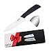 Ceramic Blade Chef Knife – Ultra Sharp 6” Inch White Professional Kitchen Knife – Set of Knife and a Cover – Made of Premium Zirconium Oxide – Comes in a Gift Box – Bonus Free Finger Guard – R-B.S.D