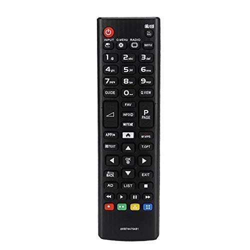 TV Remote Control for AKB74475481, Replacement Television Remote Controller for AKB74475481, Powered by Battery