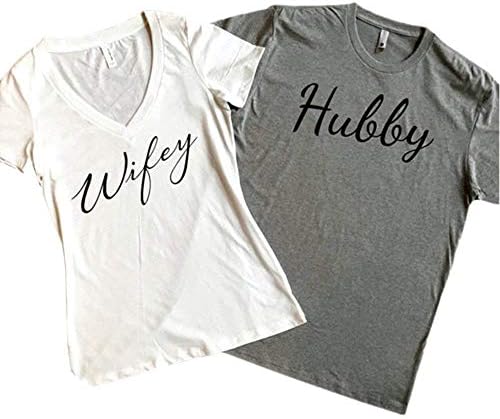 EastLife Wifey Hubby Shirt Set Couples Shirts Couple Outfit Buy Separately (One Piece)
