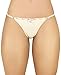Laura No-Show Women's Seamless Thong Lycra Certified 103112BE S Beige