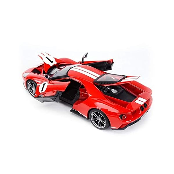 NYDZDM Modellauto 1:18 Ford GT Simulation Legierung Druckguss Spielzeug Schmuck Sportwagen Kollektion Schmuck 26,4 x 12… – Bild 4
