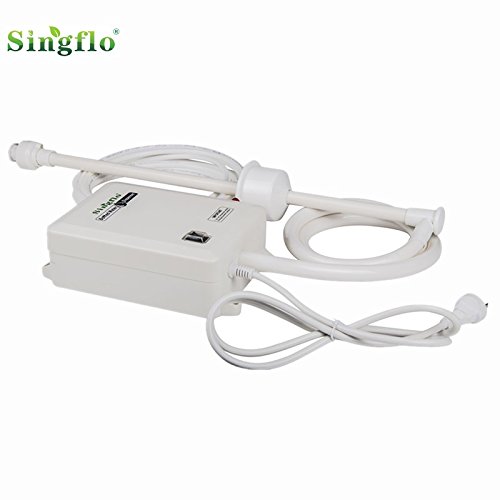 NOPTEG Bottled Water Dispensing System 20 ft Water Dispensing Pump System Single Inlet 115-127V AC for 3 5 6 Gallon Bottle with US Plug