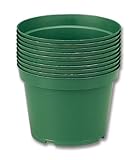 Neo Sci 01-1177 High Impact Plastic Flower Pot, 6" Diameter (Pack of 10)
