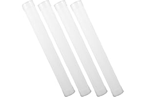 NIYANGLE 4pcs Plastic round Storage Tubes with Caps 3.5x31cm Pp Mailing Tubes for Shipping, Travel Poster
