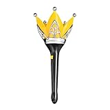 KPOP BigBang Crown Support Light Stick Limited 10th Concert Lamp Glow Stick (Black)